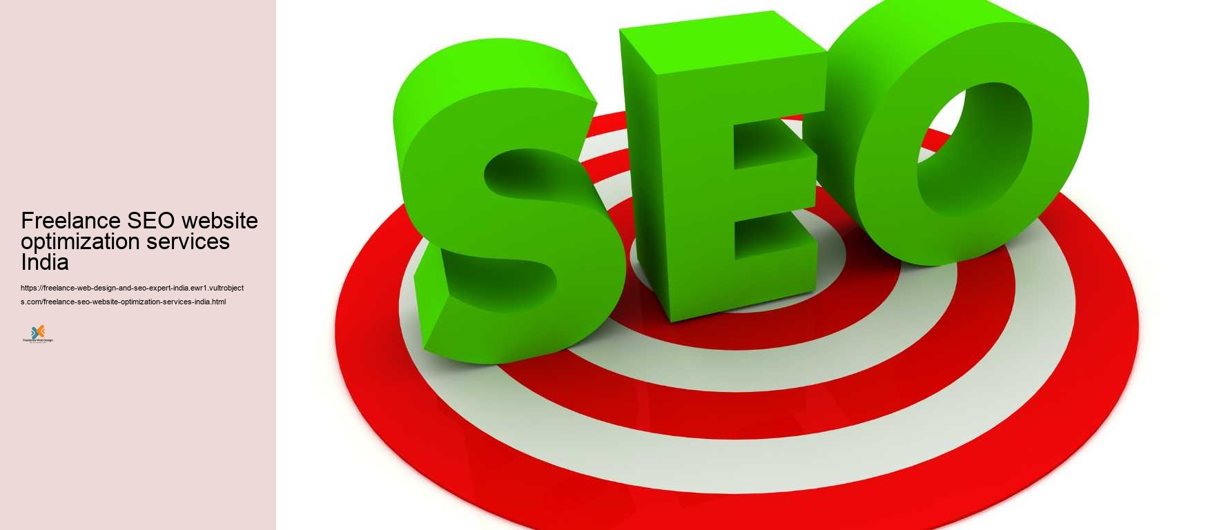 Freelance SEO website optimization services India